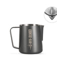 拉花缸經典版3.0 - 磨砂黑 - 450ML - 圓嘴 - MHW - 3BOMBER TAIWAN