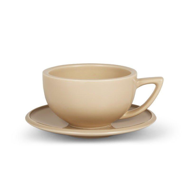 澤田杯-280ML-杏仁色— 澤田杯咖啡杯拉花杯拿鐵杯拉花比賽杯陶瓷杯澤田