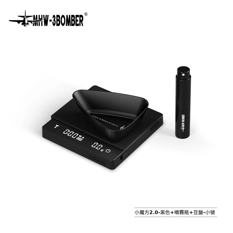 小魔方2.0電子秤 - 黑色 - MHW - 3BOMBER TAIWAN
