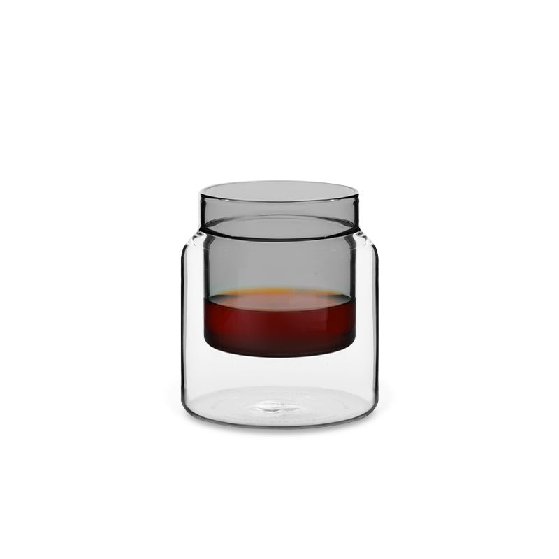 DW雙層玻璃杯 - H型 - 平衡杯 - 黑色 - MHW - 3BOMBER TAIWAN
